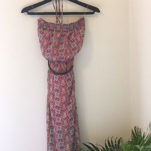 Long colorful maxi dress